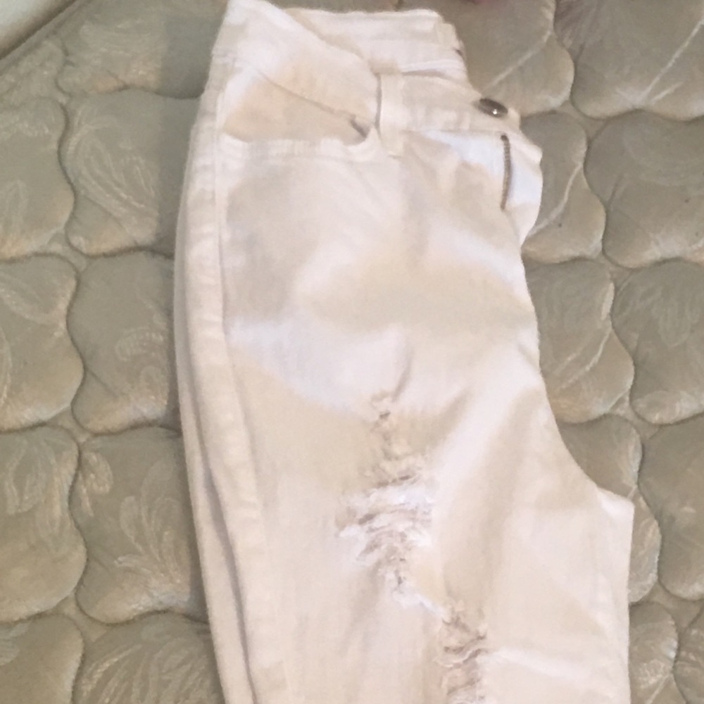 White jeans.
